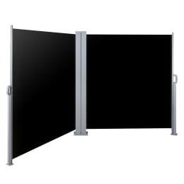 Side Awning Outdoor Blinds Sun Shade Retractable Screen 2x6m Black