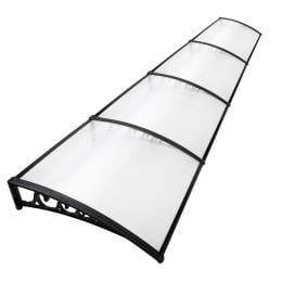 Window Door Awning Door Canopy Patio UV Sun Shield WHITE 1mx4m DIY