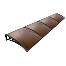 Window Door Awning Door Canopy Patio UV Sun Shield BROWN 1m x 4m DIY