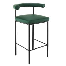 Sarantino Cedric Bar Stool - Green
