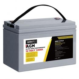140Ah Deep Cycle Battery 12V AGM Marine Sealed Power Portable Box