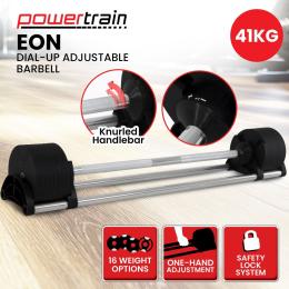 Powertrain Eon 41kg Dial-Up Home Gym Adjustable Barbells