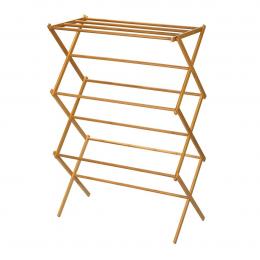Bamboo Clothes Dry Rack Airer Dryer