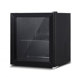 46L Glass Door Bar Fridge Mini Countertop Freezer Fridges Cooler