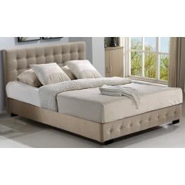 Gas Lift Storage Queen Size Fabric Bed Frame