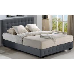 Gas Lift Storage King Size Fabric Dark Grey