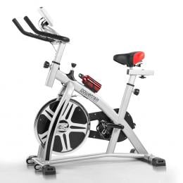 Powertrain Flywheel Exercise Spin Bike - Silver