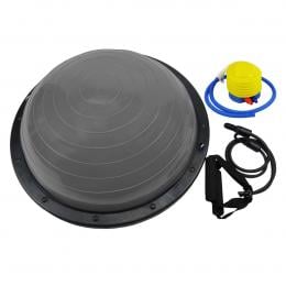 Powertrain Fitness Yoga Ball Home Gym Workout Balance Trainer - Grey
