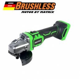 MATRIX 20V X-ONE Brushless Angle Grinder Skin Only - Green