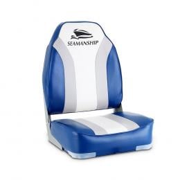 2X Folding Boat Seats Seat Marine Seating Set All Weather Swivels