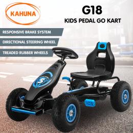 Kahuna Kids Ride On Pedal Powered G18 Go Kart - Blue