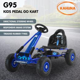 Kahuna G95 Kids Ride On Pedal Go Kart - Blue