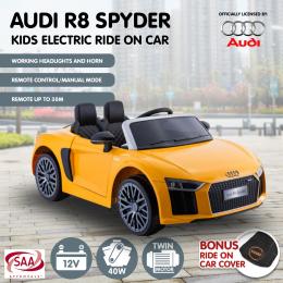 R8 Spyder Audi Licensed Kids Electric Ride On Car Remote Control YL