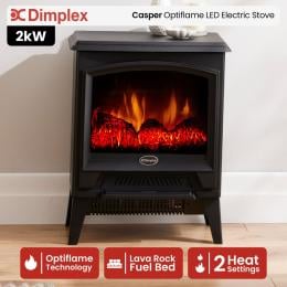 Dimplex 2kW Casper Optiflame Portable Electric Stove