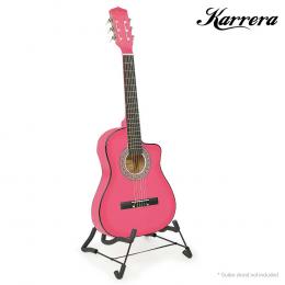 Karrera Childrens acoustic guitar - Pink