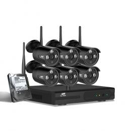 6pk UL-tech CCTV Wireless Security Camera System 8CH WIFI