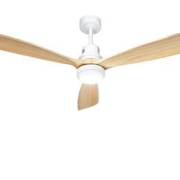 52 Ceiling Fan Led Light Remote Control Wooden Blades Timer Fans
