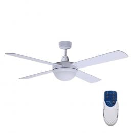 White 52 inch 45w Ceiling Fan with Remote Control