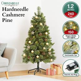 Christabelle 1.2m Christmas Tree Cashmere Pine 4ft Pre-Lit LED Lights