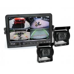 9In Dvr Monitor 4ch Realtime Vehicle Reversing Recording 2 Camera