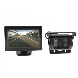 4.3In Monitor+24v/12v Ccd Led Reversing Camera Car Caravan