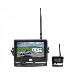 Digital Wireless 7In Splitscreen Monitor Dvr Reversing 1x Camera