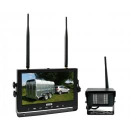 Elinz Digital Wireless 9In Quad Splitscreen Monitor Dvr Reversing with 1 Camera