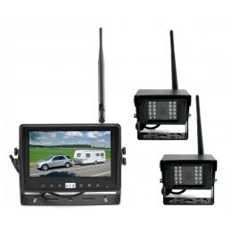 Elinz  Wireless 9in Splitscreen Monitor Dvr Ccd Reversing Camera