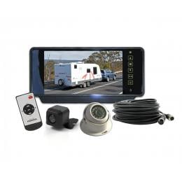 Elinz 7in Rearview Mirror Monitor Caravan 2 Reversing Camera