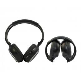 Elinz Wireless Ir Cordless Dual Channel Headphone 2pairs
