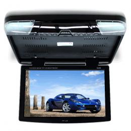 Elinz 15.6in Dvd Player Roof Mount In Car Flip Down Monitor Hdmi Suit