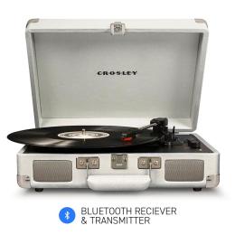 Crosley Cruiser White Sands - Bluetooth Portable Turntable