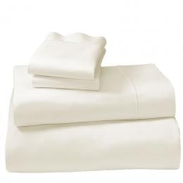 1000tc Cotton Rich King Sheet Set - Ivory White