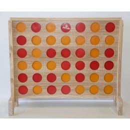 Mega Wooden Connect Four In A Row Game Set 69x79cm