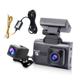 4K 2K Wifi GPS Dual Dash Cam Car Camera Recorder HUD Hardwire Fuse Kit