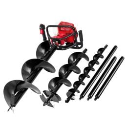 Petrol Post Hole Digger Drill Borer Fence Extension Augers Bits 80cc