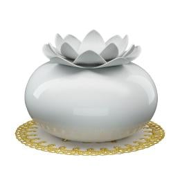 Aromatherapy Diffuser Ceramic Essential Oils Air Humidifier Lotus