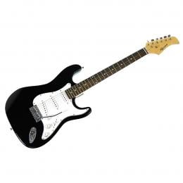 Karrera Full Size Electric Guitar - Black