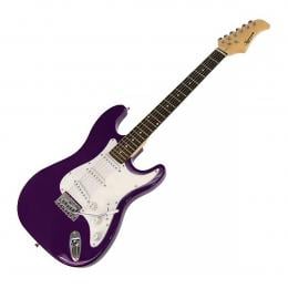 Karrera Electric Guitar Music 6-String Instrument Full Size Purple