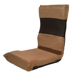 Adjustable  Floor Gaming Lounge Chair 98x46x19cm - Light Brown