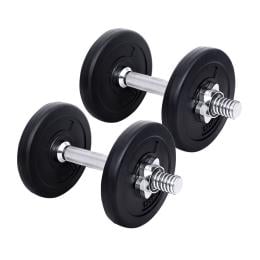 10KG  Dumbbell Set Weight Training Plates Home Gym Fitness Exercise