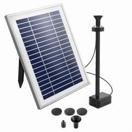 Solar Pond Pump with Battery Kit Solar Powered Garden Water Fountain