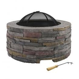 Fire Pit Outdoor Table Charcoal Fireplace Garden Firepit Heater