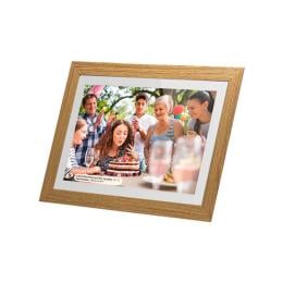 Frameo 10.1 Smart Photo Frame - White Oak