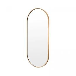 45 x 100cm Wall Mirror Oval Bathroom - Gold