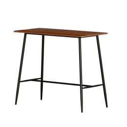 Bar Table Industrial Dining Desk High Wood Kitchen Shelf Wooden Cafe