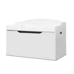 Kids Toy Box Storage Cabinet Blanket Children Clothes Organiser White