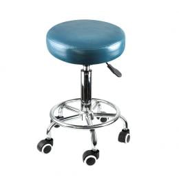 Bar Stools Salon Swivel Dining Chair PU Hydraulic Lift Teal