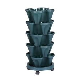 Garden Bed 5 Tier Vertical Garden Strawberry Stackable Planters Herbs