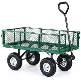 Steel Garden Utility Cart 250kg Capacity